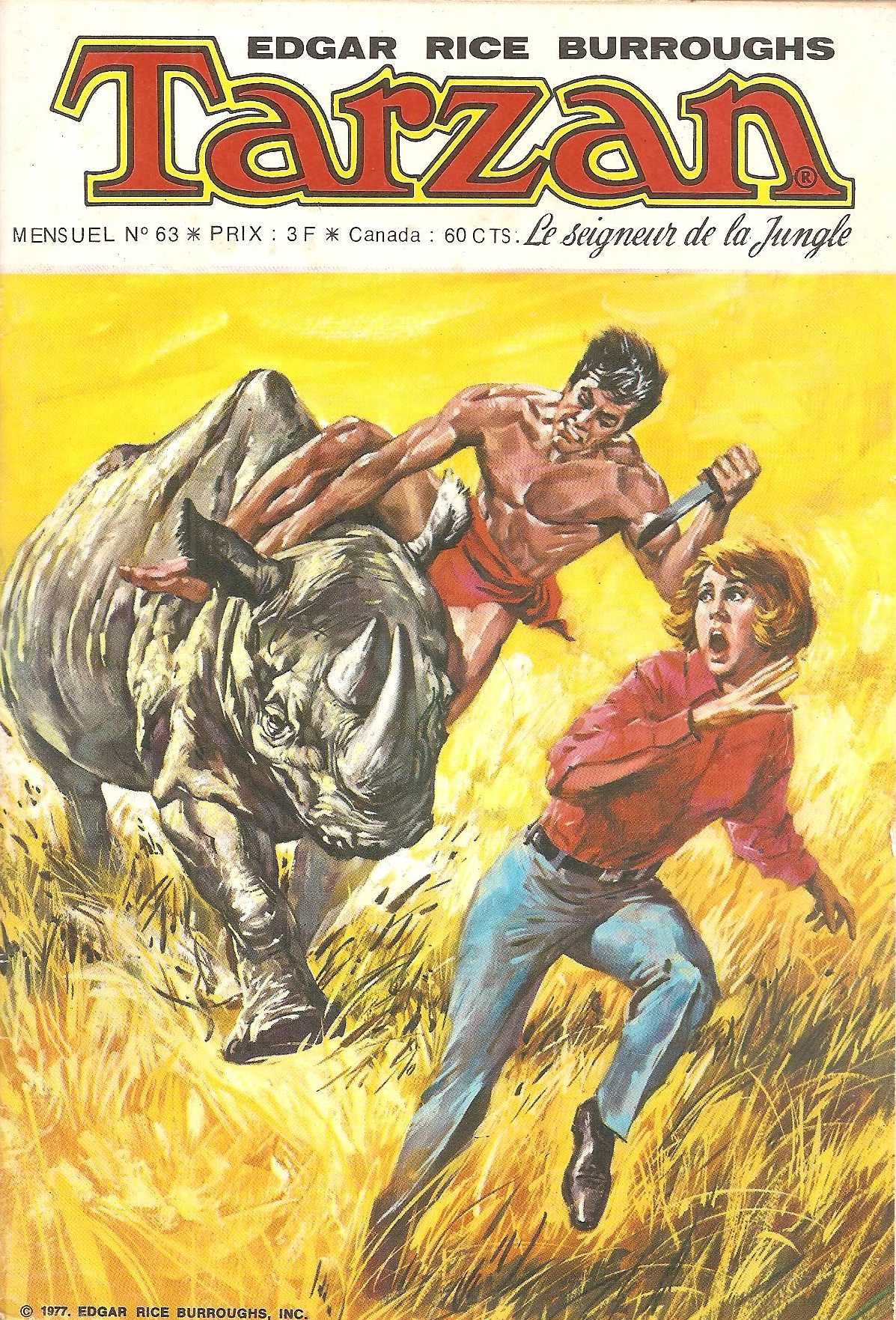 Scan de la Couverture Tarzan Nouvelle Srie n 63